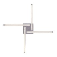 Deckenleuchte nickel matt, 1xLED