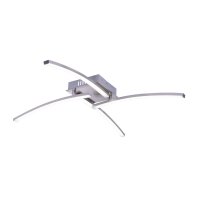 Deckenleuchte nickel matt, 1xLED