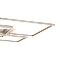 Deckenleuchte nickel matt, 1xLED