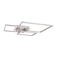 Deckenleuchte nickel matt, 1xLED