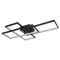 Deckenleuchte Metall schwarz, 1xLED