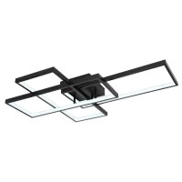 Deckenleuchte Metall schwarz, 1xLED