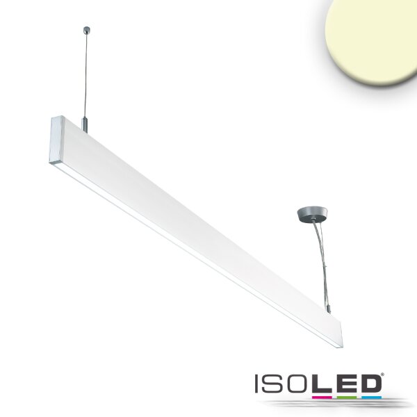 LED Hängeleuchte Linear Up+Down 1200, 40W, prismatisch, linear- u. 90° verbindbar, weiß, warmweiß