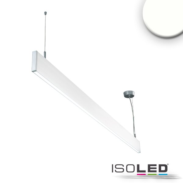 LED Hängeleuchte Linear Up+Down 600, 25W, prismatisch, linear- u. 90° verbindbar, weiß, neutralweiß