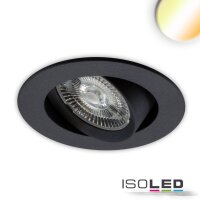 LED Einbauleuchte Sunset Slim68 schwarz, rund, 9W,...