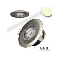 LED Einbaustrahler PC68 IP44, brushed, 5W, 38°,...