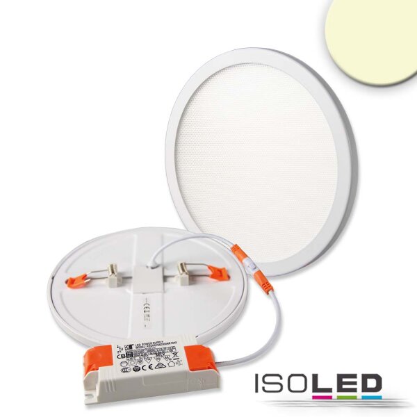 LED Downlight Flex 15W, prismatisch, 120°, Lochausschnitt 50-160mm, warmweiß