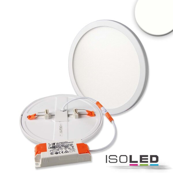 LED Downlight Flex 15W, prismatisch, 120°, Lochausschnitt 50-160mm, neutralweiß