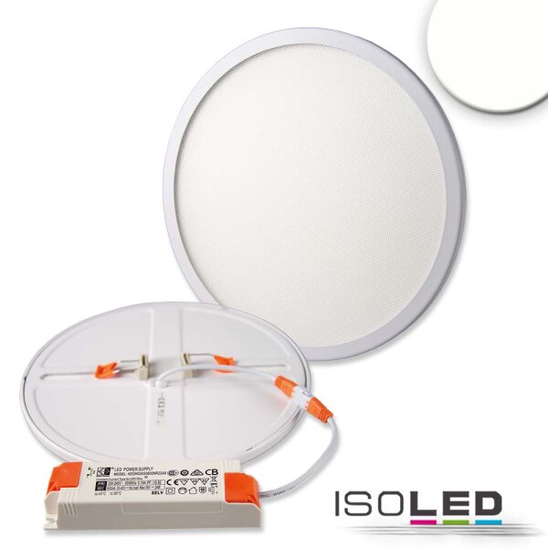 LED Downlight Flex 23W, prismatisch, 120°, Lochausschnitt 50-210mm, neutralweiß