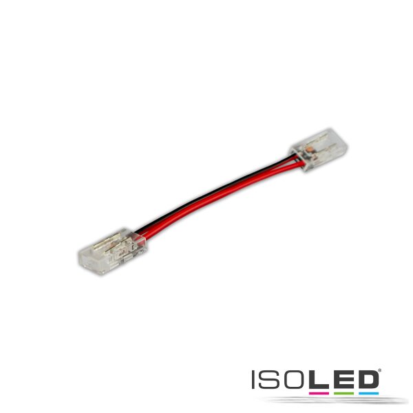 Clip-Verbinder mit Kabel Universal (max. 5A) für alle 2-pol. IP20 Flexstripes mit Breite 6mm