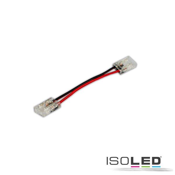 Clip-Verbinder mit Kabel Universal (max. 5A) für alle 2-pol. IP20 Flexstripes mit Breite 8mm