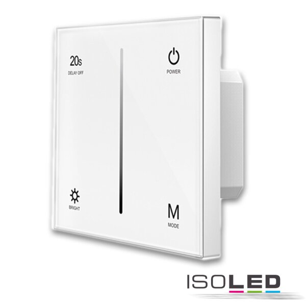 Sys-Pro 1 Zone Touch/Funk-Dimmer 230V weiß, 360VA, Phasenan-/Abschnitt wählbar