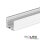 LED Aufbauprofil SURF16 Aluminium eloxiert, 200cm