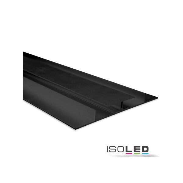 LED Trockenbauleuchte Planar, schwarz eloxiert RAL 9005 200cm