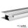 LED Aufbauleuchtenprofil HIDE ASYNC Aluminium eloxiert, 200cm