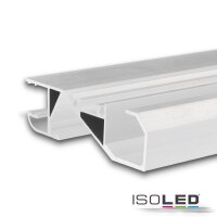 LED Sockelleistenprofil HIDE BOTTOM weiß RAL 9003