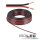 Kabel 50m Rolle 2-polig 0.75mm² H03VH-H YZWL, schwarz/rot, AWG18