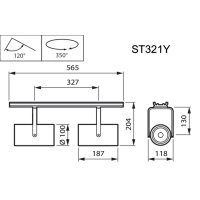 ST321Y LED27S/830 PSU MB WH