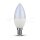 C37-E14-5.5W-PLASTIC CANDLE BULB-DIMMABLE-LED BY SAMSUNG-6400K