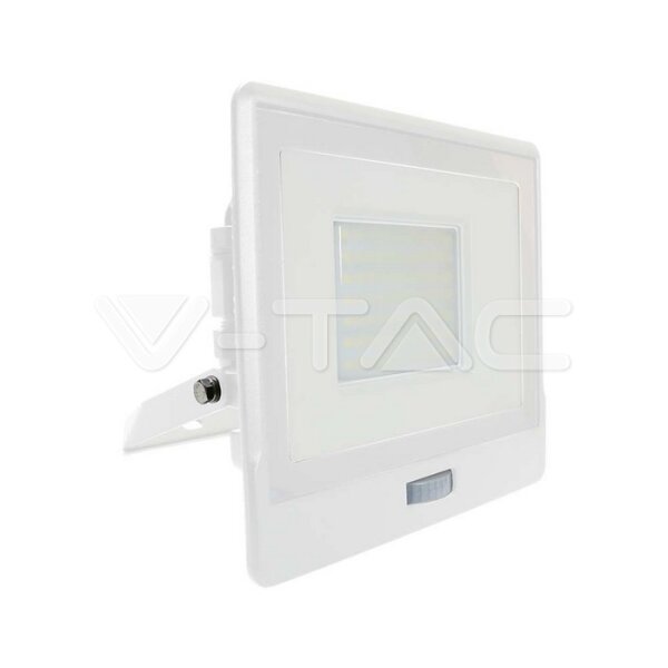 50W LIGHT SENSOR FLOODLIGHT WITH SAMSUNG CHIP 6400K WHITE BODY