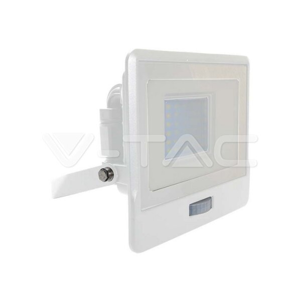 30W LIGHT SENSOR FLOODLIGHT WITH SAMSUNG CHIP 6400K WHITE BODY