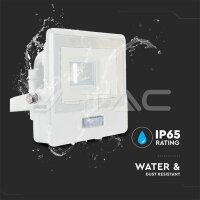 10W LIGHT SENSOR FLOODLIGHT WITH SAMSUNG CHIP 6400K WHITE BODY