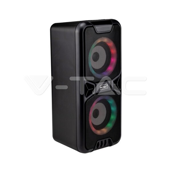 10W-RECHARGEABLE SPEAKER WITH USB & TF CARD SLOT-RGB( 2*4inch )