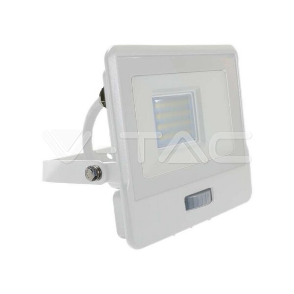 20W LIGHT SENSOR FLOODLIGHT WITH SAMSUNG CHIP & CABLE(1M) 4000K WHITE BODY