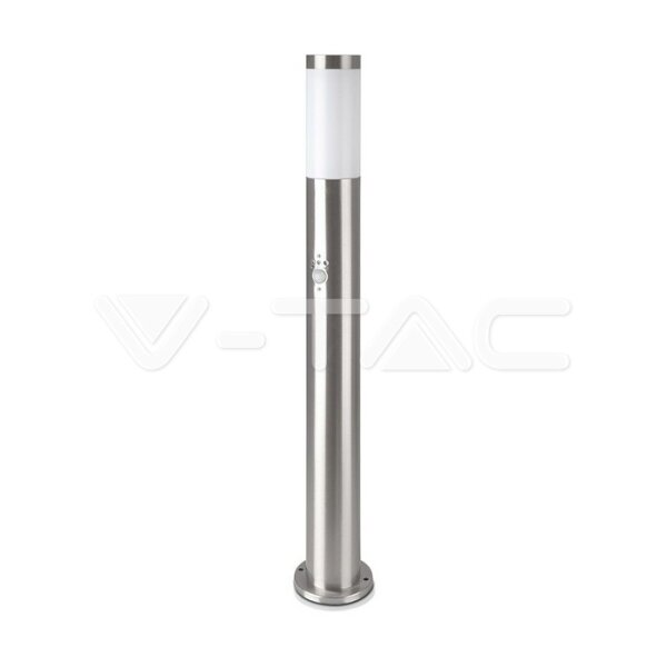 BOLLARD LAMP WITH WIR SENSOR & STAINLESS STEEL BODY-IP44-SATIN NICKEL