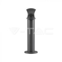 9W-LED BOLLARD LAMP WITH LAP SHADE-DARK GREY BODY-IP54-3000K