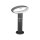 9W-LED BOLLARD LAMP WITH LAP SHADE-DARK GREY BODY-IP54-3000K