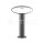 9W-LED BOLLARD LAMP WITH LAP SHADE-DARK GREY BODY-IP54-3000K