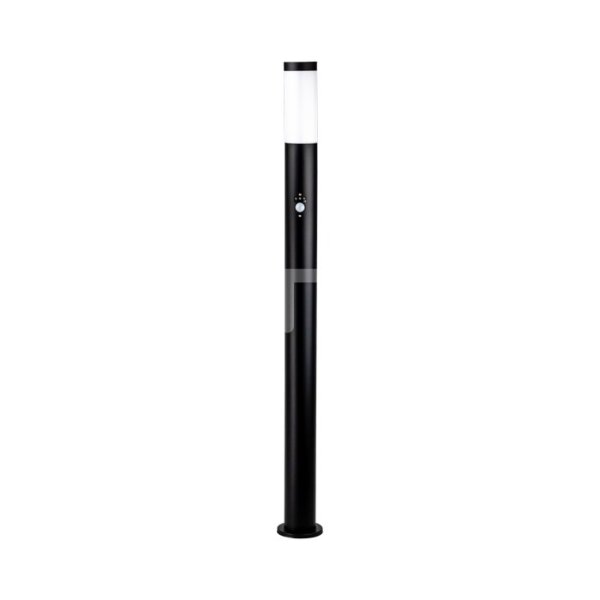 BOLLARD LAMP WITH PIR SENSOR & STAINLESS STEEL BODY( H:110CM )-IP44-BLACK