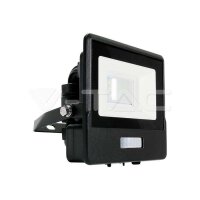 10W LIGHT SENSOR FLOODLIGHT WITH SAMSUNG CHIP 3000K BLACK...