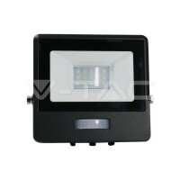 10W LIGHT SENSOR FLOODLIGHT WITH SAMSUNG CHIP 3000K BLACK...