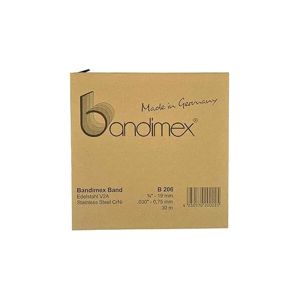 Bandimex Edelstahlband 19mm 3/4", 30m