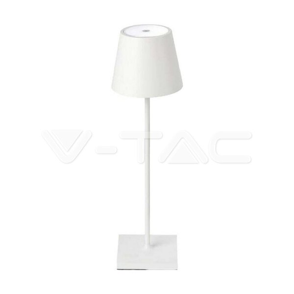 3W LED RECHARGEABLE DESK LAMP(TOUCH DIMMABLE) 3000K WHITE BODY