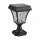 LED SOLAR STAND LAMP CCT:3IN1 MATT BLACK BODY