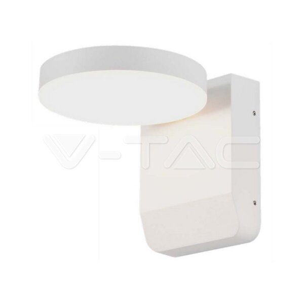 17W LED WALL LIGHT 3000K WHITE BODY ROUND, IP65