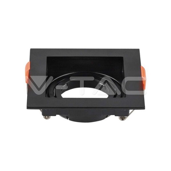 GU10 FITTING PLASTIC SQUARE-BLACK 102x102x42mm MOV