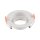 GU10 FITTING PLASTIC ROUND-WHITE 102x42mm MOV