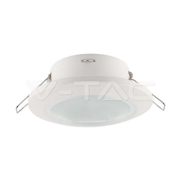 GU10 IP44 FITTING ROUND WHITE