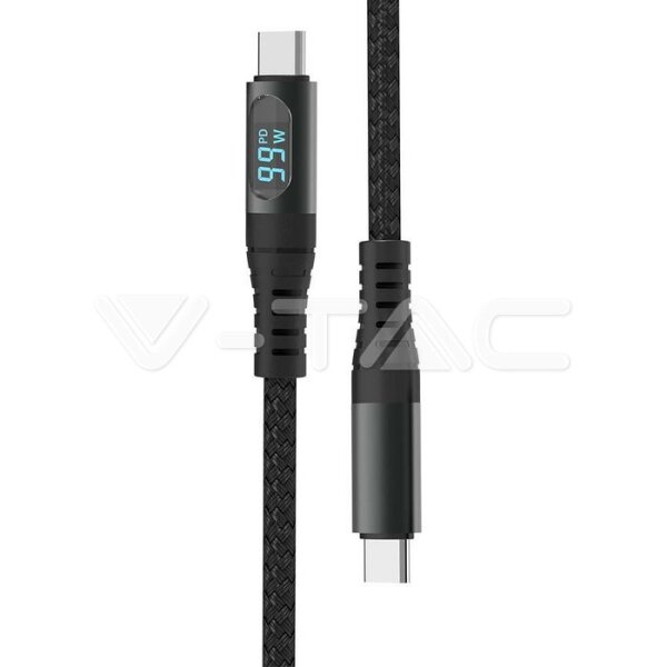1M TYPE C USB CABLE-BLACK