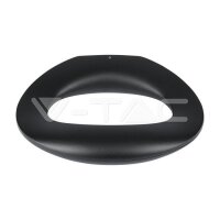 9W LED WALL LIGHT 3000K -BLACK BODY