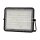 LED SOLAR FLOODLIGHT 15W 1200 LM 6400K 1200 mAh BATTERY  3M CABLE SMART IR REMOTE  FAST CHARGE BLACK