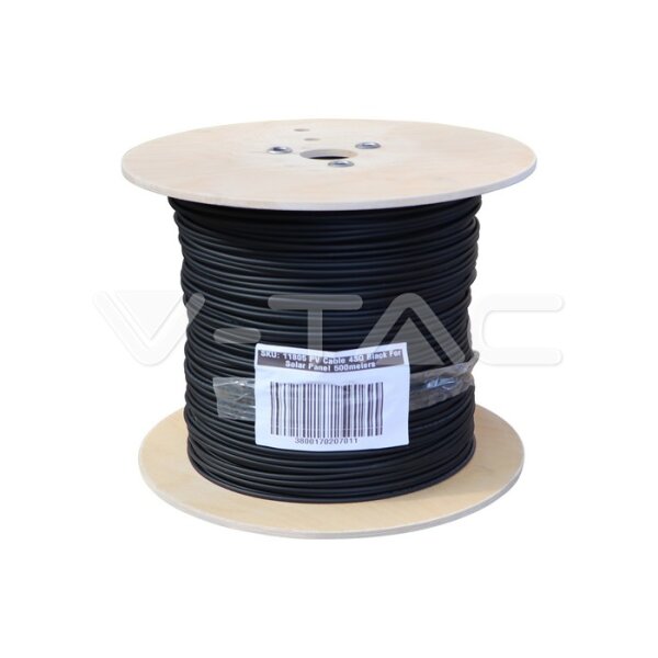 PV Cable 4SQ Black For Solar Panel 500meters