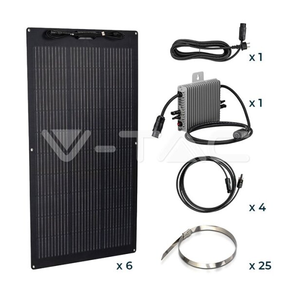 600W portable Solar Balcony Power Plant