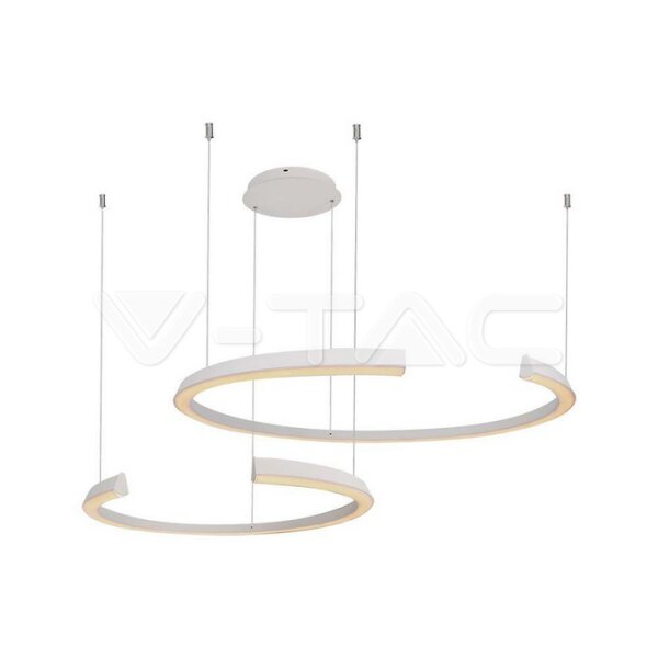 50W-LED METAL HANGING LAMP-1100*800*1200MM-WHITE BODY TRIAC-3000K