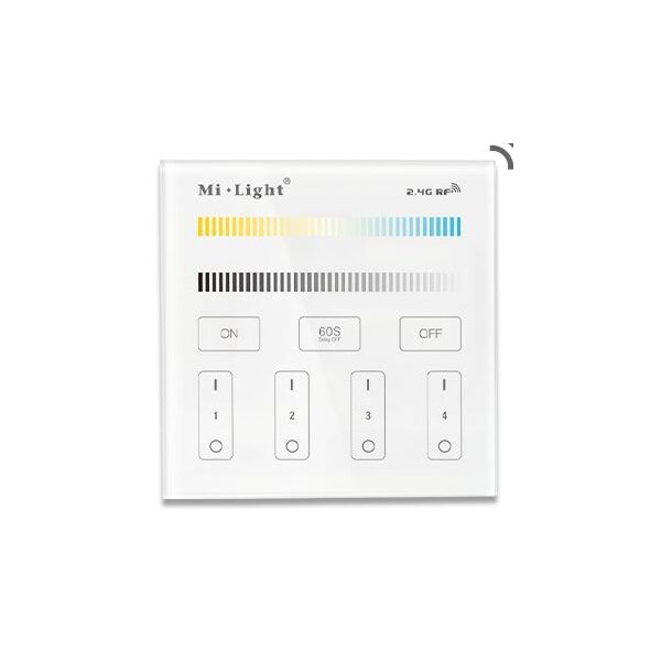 touch pannel 4 zone CCT remote controller, 3V