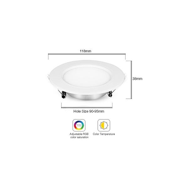 6W RGB+CCT down light